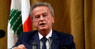 Lebanon&#039;s Central Bank Governor Riad Salameh speaks during a news conference in Beirut, Lebanon, Nov. 11, 2019. (Reuters Photo)