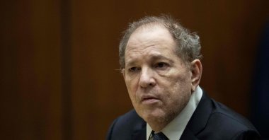 Former film producer Harvey Weinstein appears in court at the Clara Shortridge Foltz Criminal Justice Center in Los Angeles, U.S., Oct. 4, 2022. (AFP Photo)