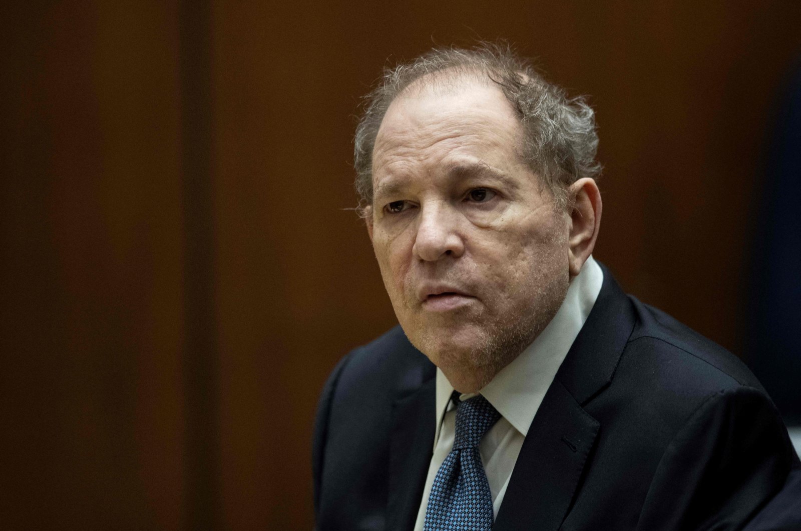 Former film producer Harvey Weinstein appears in court at the Clara Shortridge Foltz Criminal Justice Center in Los Angeles, U.S., Oct. 4, 2022. (AFP Photo)