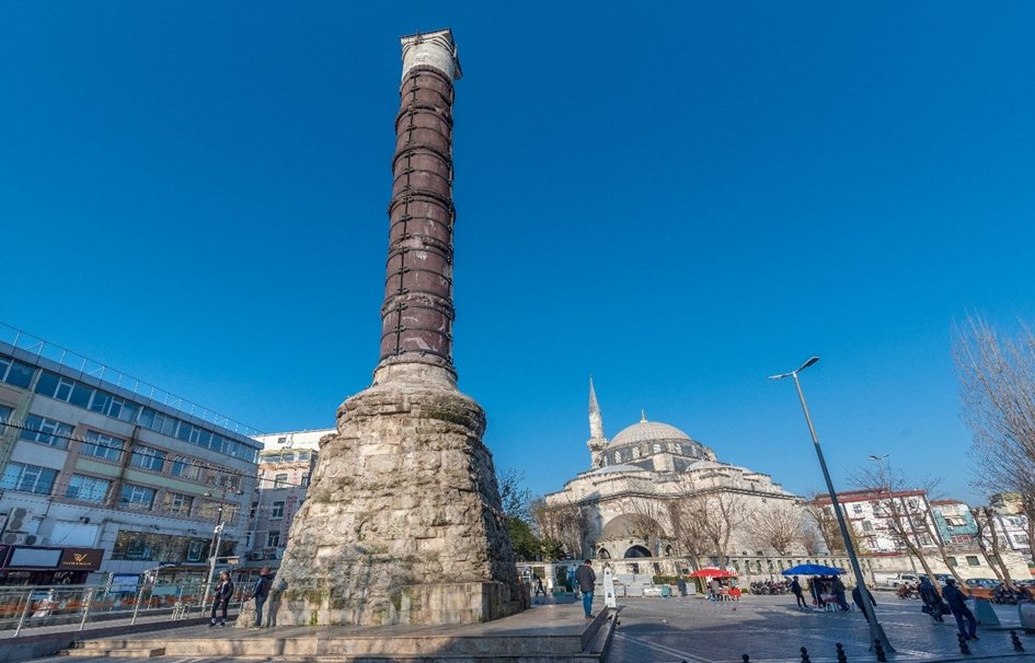 Kolom Çemberlitaş, Istanbul, Türkiye.  (Foto Shutterstock)