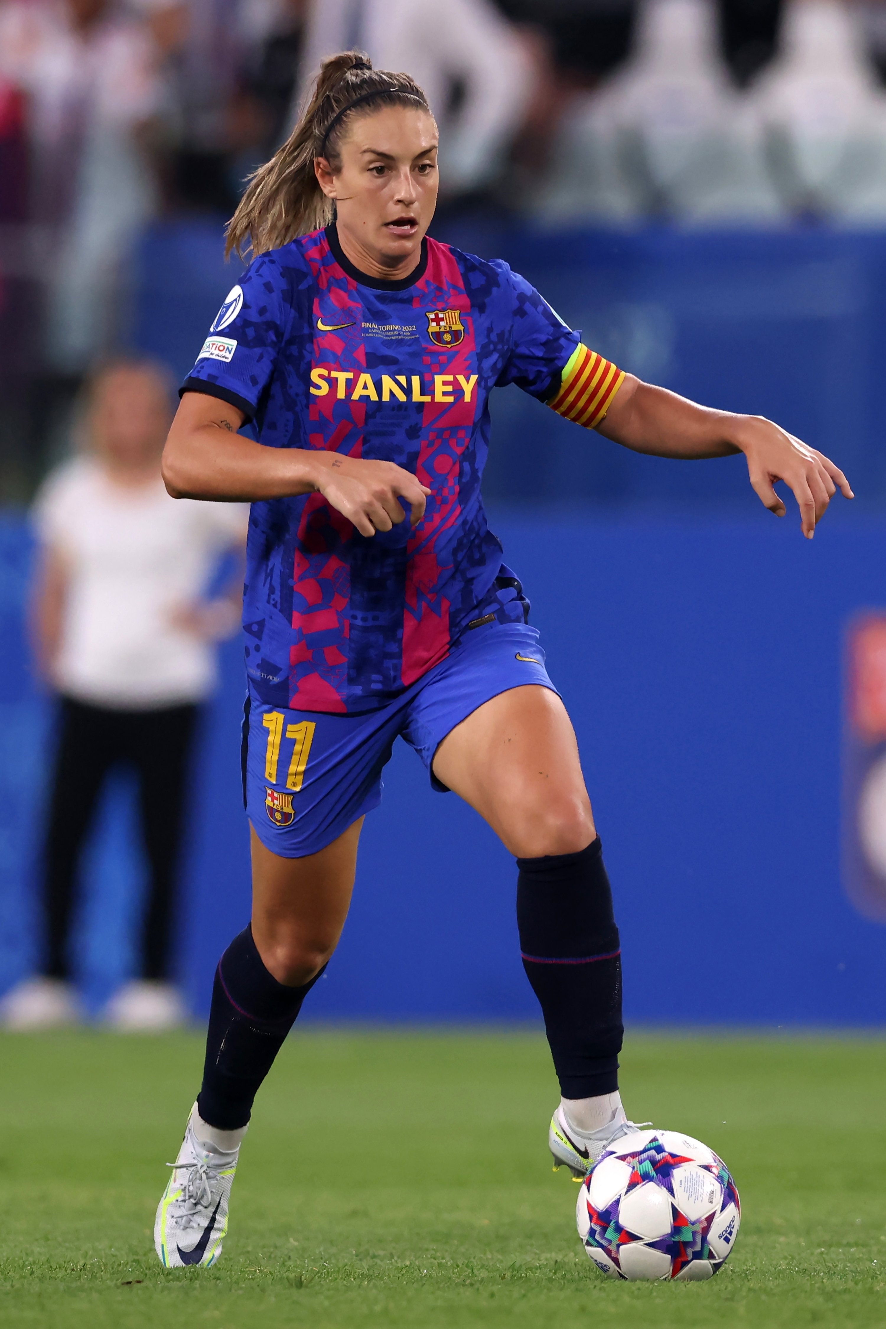 Alexia Putellas dari Barca saat final Liga Champions Wanita UEFA melawan Olympique Lyon, Turin, Italia.  (Gambar Getty)