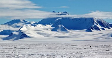A view of Union Glacier, in Antarctica, Sept. 14, 2017. (AFP Photo)