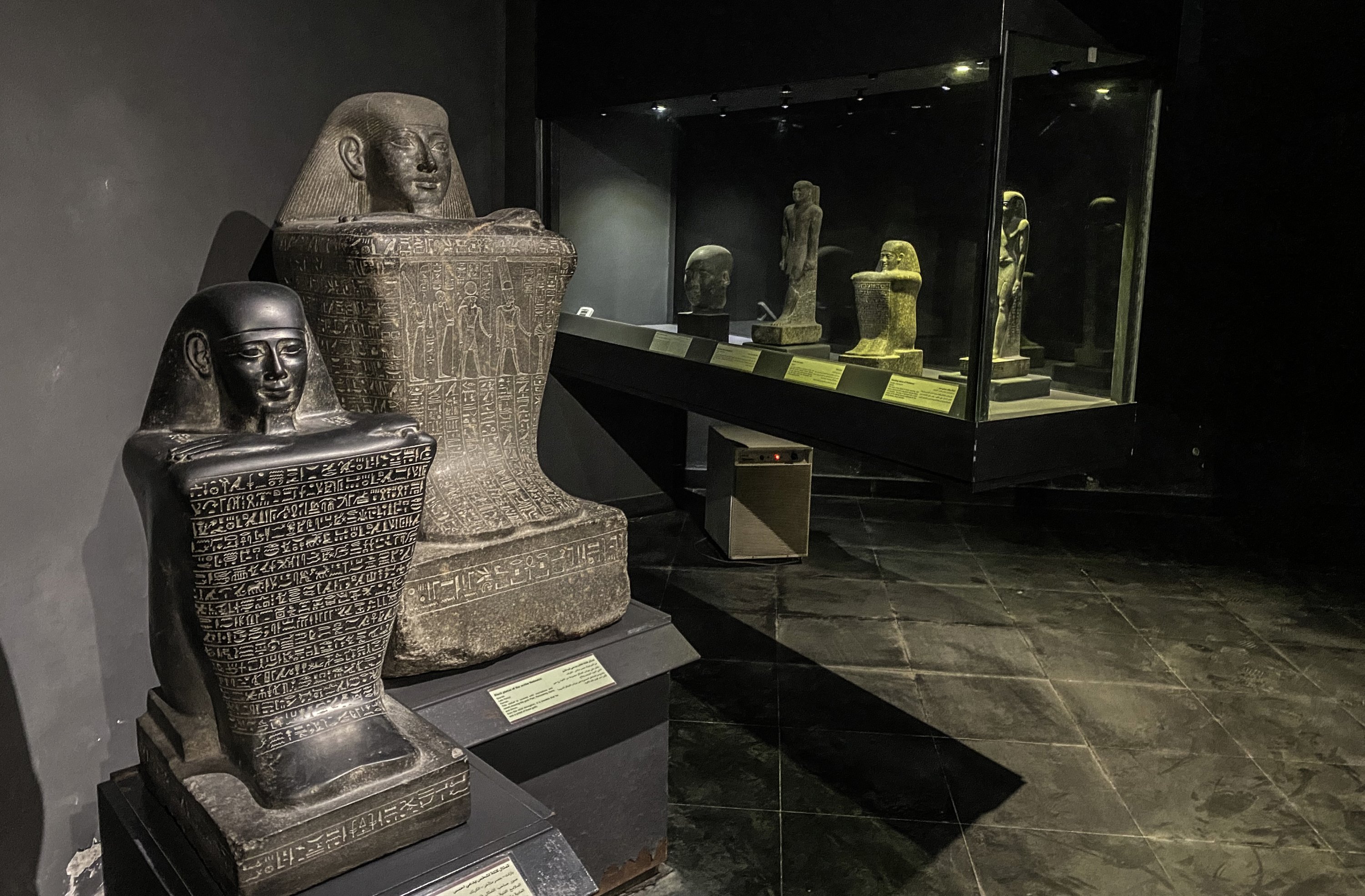 Artefak dari Mesir kuno terlihat di Museum Nasional Alexandria di Alexandria, Mesir, 4 Maret 2023. (Foto AA)