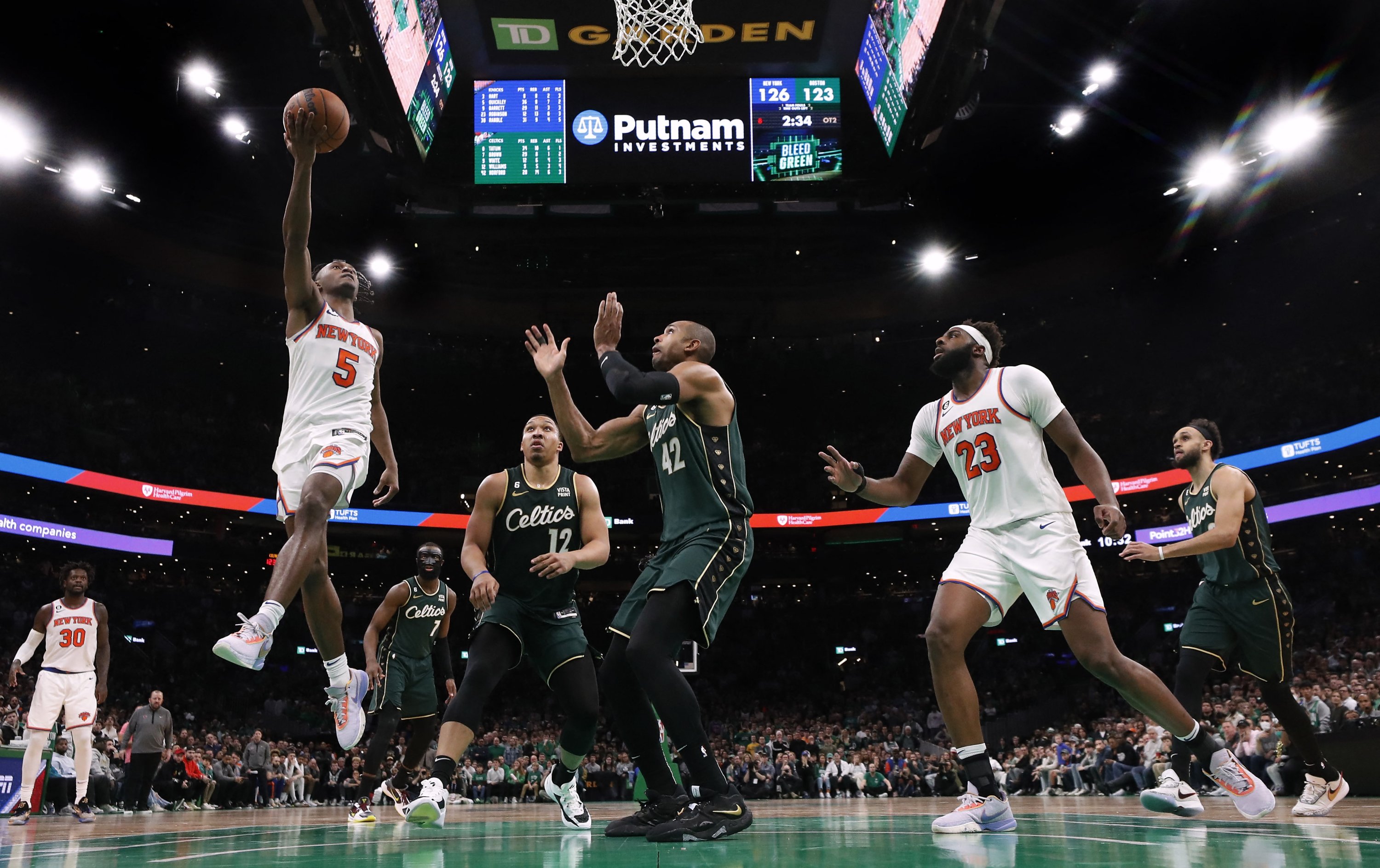 Celtics fall to Knicks in double overtime, 131-129
