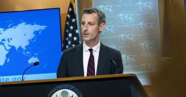 State Department spokesperson Ned Price speaks during a news conference at the State Department, Washington, U.S., March 10, 2022. (AP File Photo)