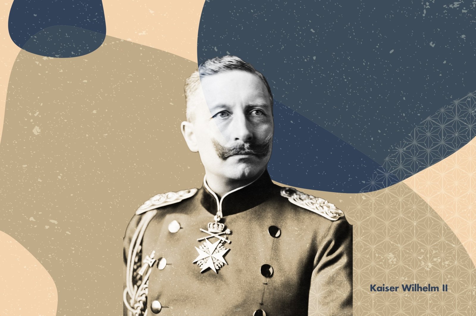 The illustration shows Kaiser Wilhelm II. (Wikipedia Photo / Edited by Büşra Öztürk)