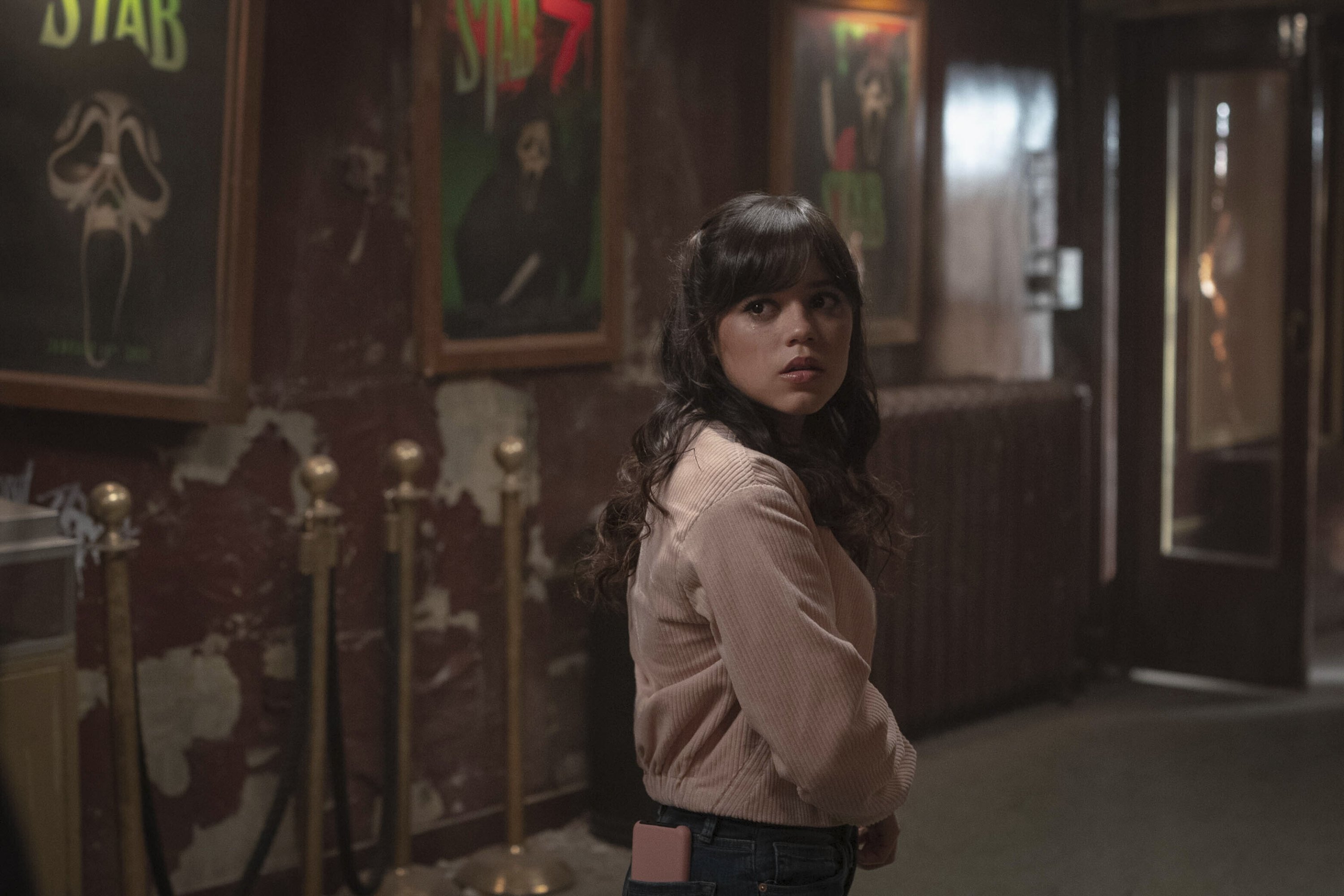This image released by Paramount Pictures shows Jenna Ortega in a scene from "Scream VI." (AP Photo)