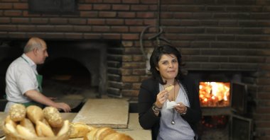 Refika Birgül is seen during a program, Istanbul, Türkiye, April 1, 2022. (Sabah Archive Photo)