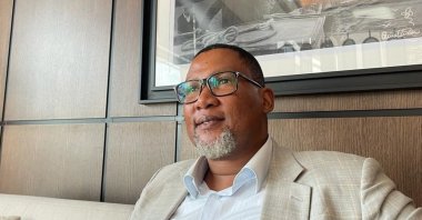 Zwelivelile Manila Mandela during his interview with Anadolu Agency, Istanbul, Türkiye, March 12, 2023. (AA)