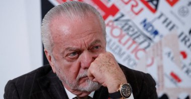 Napoli President Aurelio De Laurentiis during a press conference, Rome, Italy, March 6, 2023. (Reuters Photo)