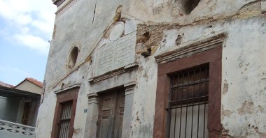 A view of Hamidiye Mosque, in Chios, Greece, March 13, 2023. (AA Photo)