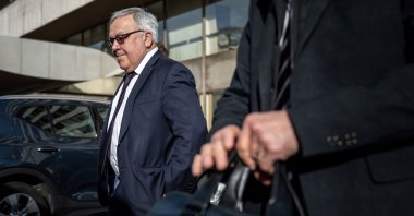 Russian Deputy Foreign Minister Sergei Vershinin leaves after talks on the Black Sea Grain Initiative at the United Nations in Geneva. The United Nations and Russia began talks on renewing the Ukraine grain export deal, which has helped ease the global food crisis triggered by Moscow&#039;s invasion of its neighbor, March 13, 2023. (AFP Photo)