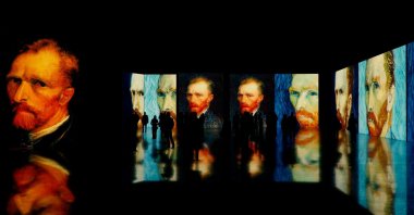 A combination of Vincent Van Gogh&#039;s paintings. (Photo courtesy of &quot;Van Gogh - Multi-Sensory Exhibition&quot;)