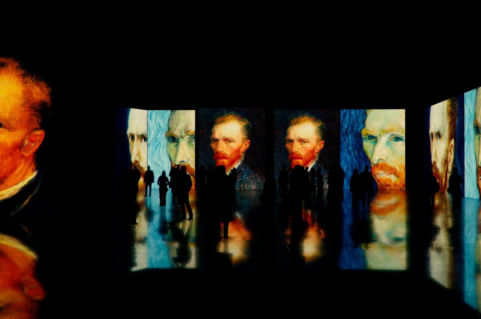 A combination of Vincent Van Gogh&#039;s paintings. (Photo courtesy of &quot;Van Gogh - Multi-Sensory Exhibition&quot;)