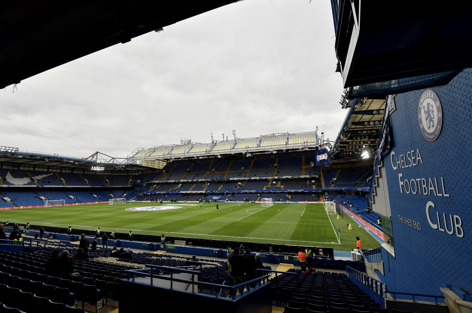 A general view of Stamford Bridge during the Premier League match between Chelsea FC and Leeds United, London, U.K., March 4, 2023. (Getty Image)