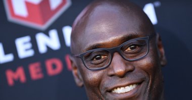US actor Lance Reddick arrives for the Los Angeles premiere of &quot;Angel Has Fallen&quot; at the Regency Village theatre in Westwood, California, U.S., Aug. 20, 2019. (AFP Photo)