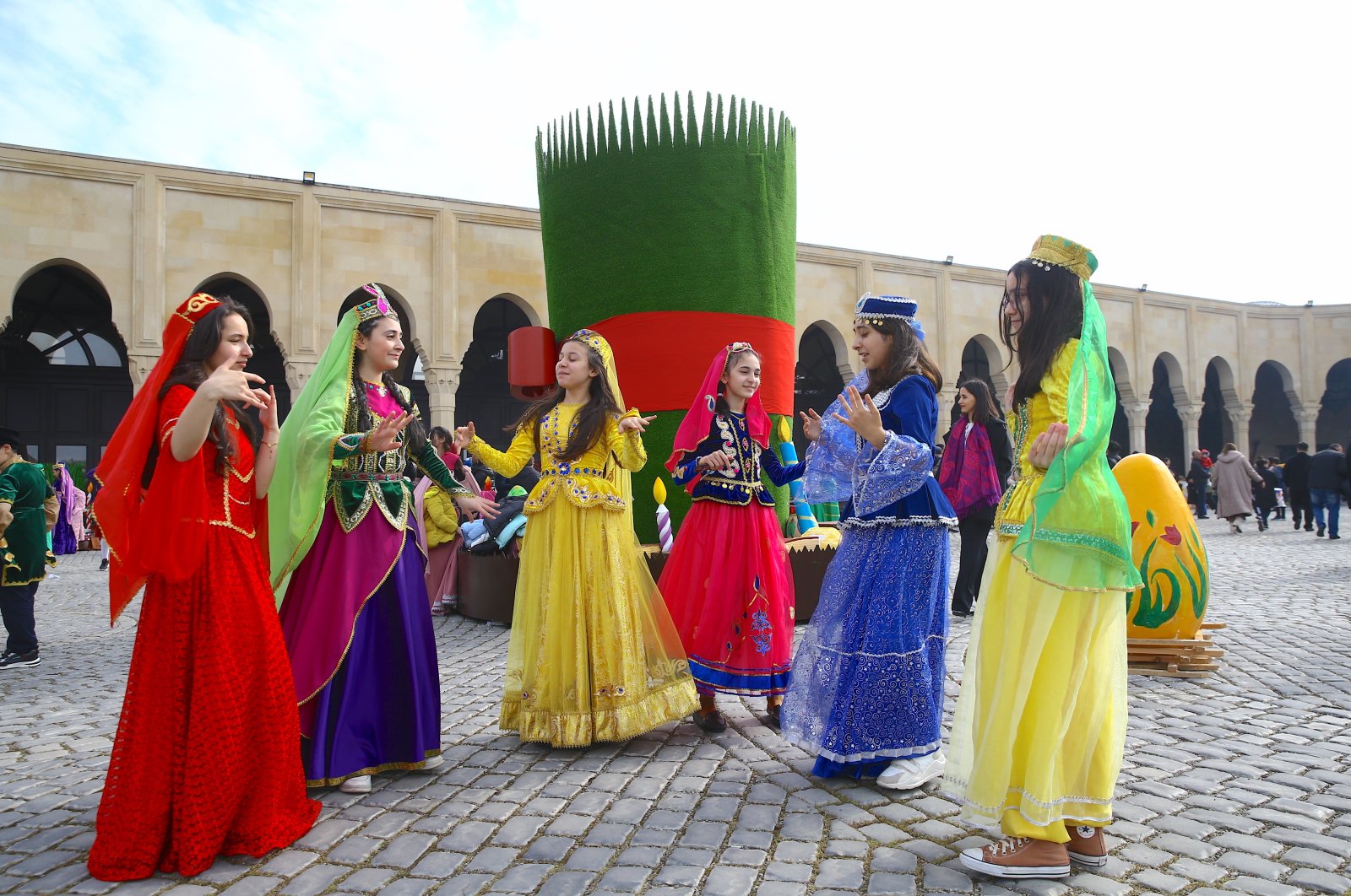 The Nevruz festival, the harbinger of spring, is celebrated in Azerbaijan, March 18, 2023. (AA Photo)