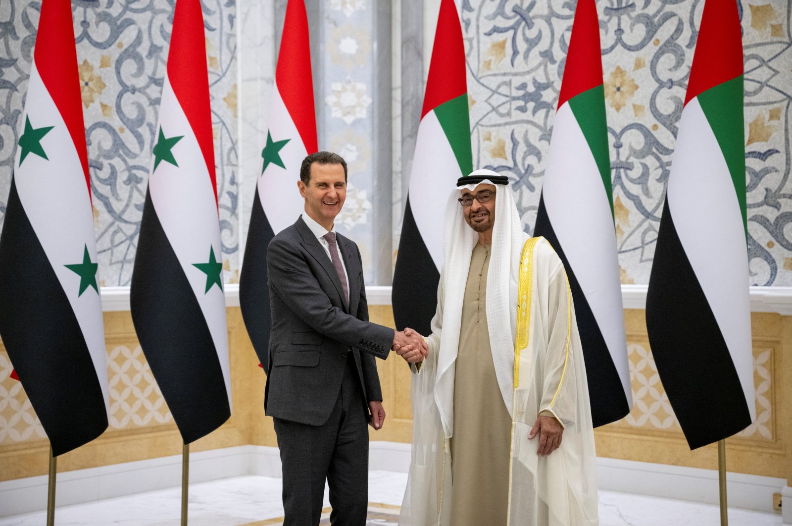 Bashar Assad dari Suriah tiba di UEA untuk kunjungan ke-2 pasca-gempa Teluk