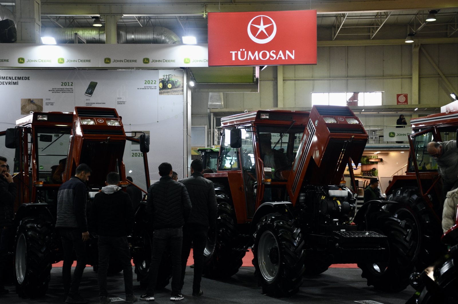 TÜMOSAN products are on display at a fair in Konya, Türkiye, March 14, 2023. (AA Photo)