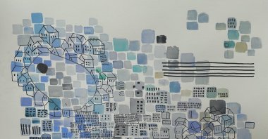 &quot;Pixel Cities&quot; by Büşra Kayıkçı. (Photo courtesy of YEE London)