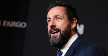 U.S. actor Adam Sandler arrives for the 24th Annual Mark Twain Prize For American Humor at the John F. Kennedy Center for the Performing Arts in Washington, U.S., March 19, 2023. (AFP Photo)