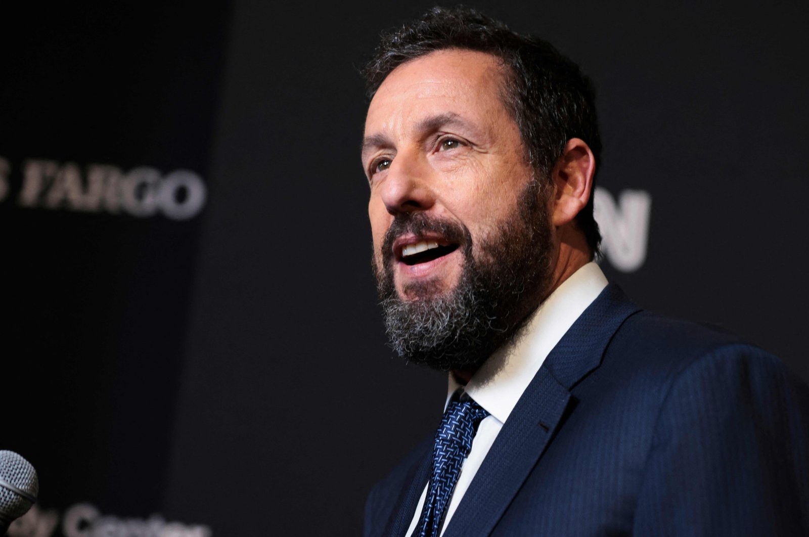 U.S. actor Adam Sandler arrives for the 24th Annual Mark Twain Prize For American Humor at the John F. Kennedy Center for the Performing Arts in Washington, U.S., March 19, 2023. (AFP Photo)