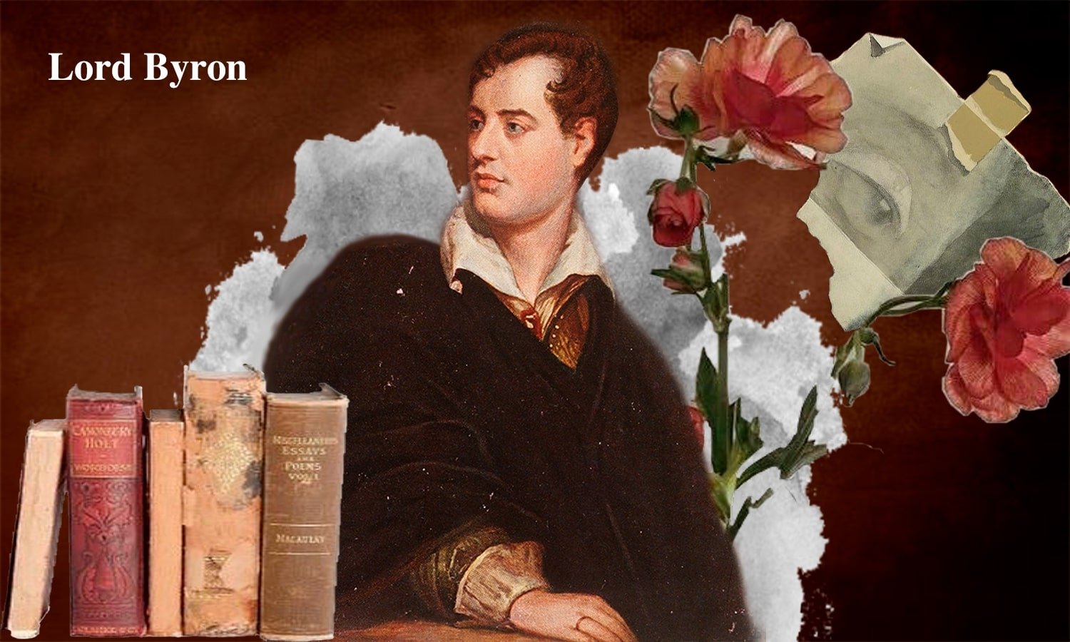 The illustration shows Lord Byron. (Getty Images Photo / Edited by Betül Tilmaç)