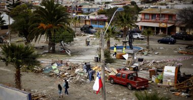 A view of Tongoy town after an earthquake hit areas of central Chile, next to Coquimbo city, north of Santiago, Sept. 18, 2015. (Reuters File Photo)