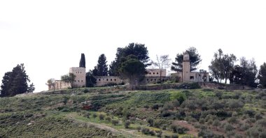 The evacuated Israeli settlement of Sanur near the city of Jenin, occupied West Bank, March 21, 2023. (EPA Photo)