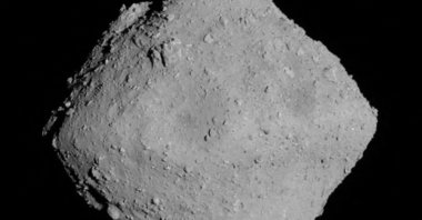 The carbonaceous asteroid Ryugu, June 30, 2018. (Reuters Photo)