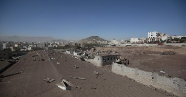A general view of the war-devastated Sanaa, Yemen, Dec. 5, 2021. (AP Photo)