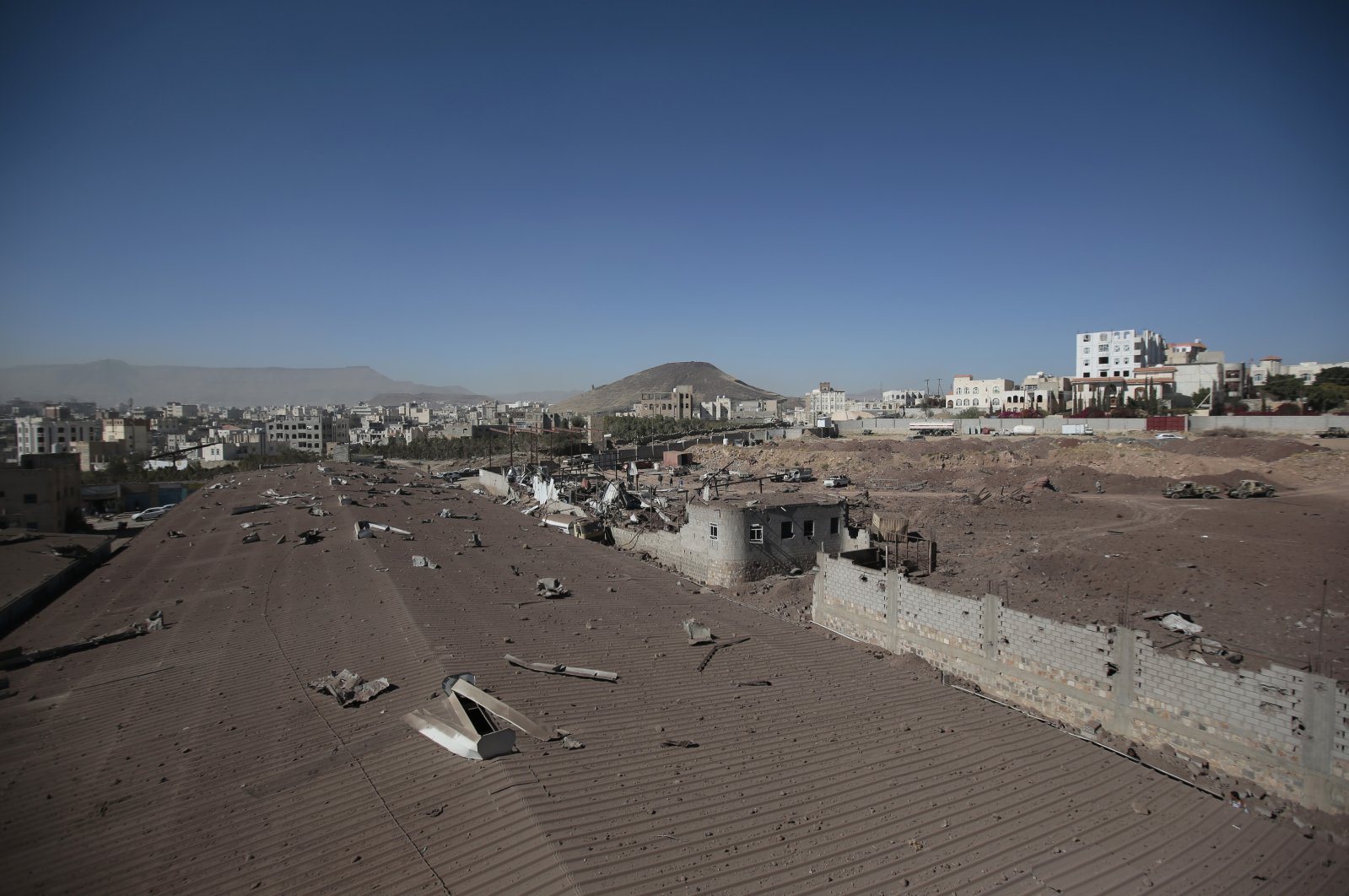 A general view of the war-devastated Sanaa, Yemen, Dec. 5, 2021. (AP Photo)