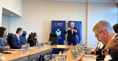 Former Belgium Prime Minister Yves Leterme speaks during Future Leaders Executive Program, in Istanbul, Türkiye, March 25, 2023.