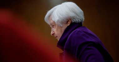 U.S. Treasury Secretary Janet Yellen testifies before a Senate Appropriations Financial Services and General Government Subcommittee hearing on President Joe Biden's proposed budget request for the Department of the Treasury for the fiscal year 2024, on Capitol Hill, in Washington, U.S., March 22, 2023. (Reuters Photo)