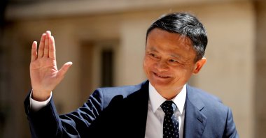 Jack Ma, billionaire founder of Alibaba Group, arrives at the "Tech for Good" Summit in Paris, France, May 15, 2019. (Reuters Photo)