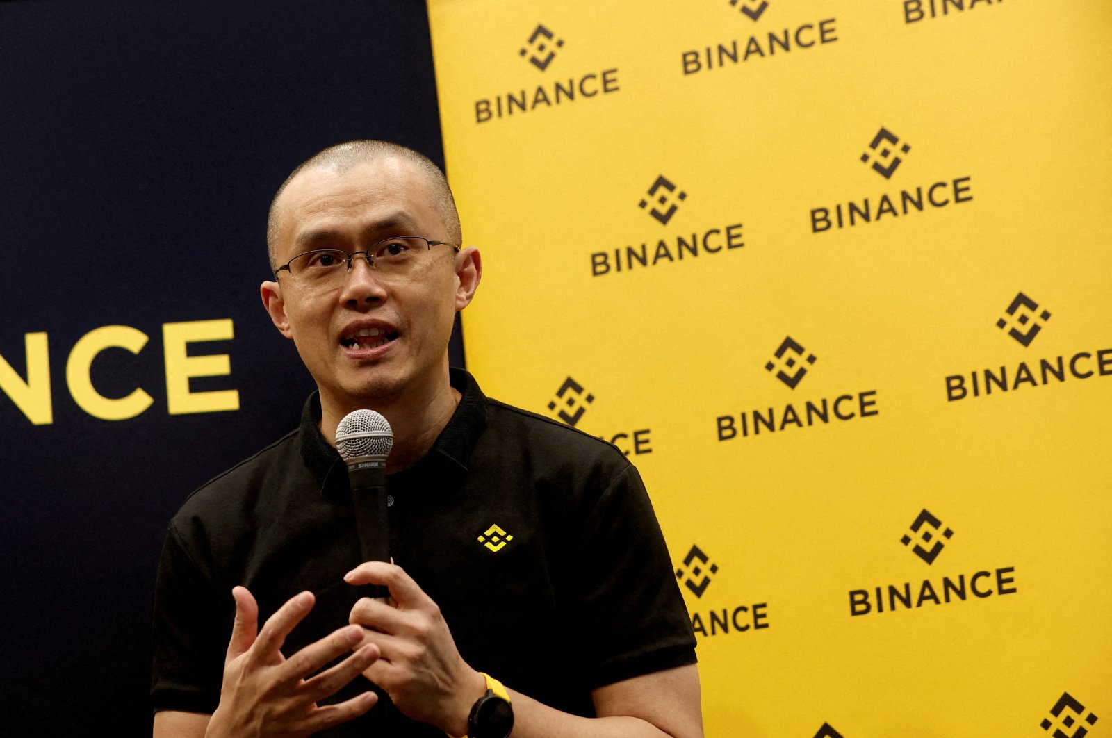 Zhao Changpeng, founder and chief executive officer of Binance, at the Viva Technology conference in Paris, France, June 16, 2022. (Reuters Photo)