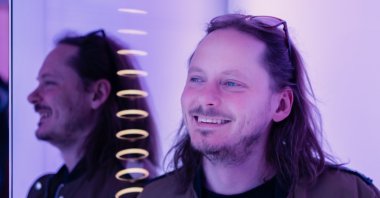 Prominent musician Jonne Aaron. (Photo by Tiina Routamaa)
