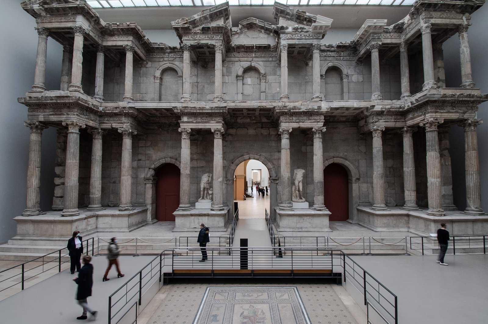 Berlin&#039;s Pergamon museum, known far and wide for its exhibits like the Market Gate of Miletus, is set to close for four years in what is a significant loss of the city&#039;s so-called museum island, Germany, March 27, 2023. (dpa Photo)