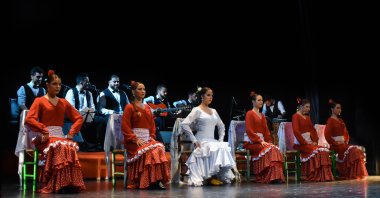 The Barcelona Flamenco Ballet, who will perform at the 37th International Ankara Music Festival, during a performance. (Courtesy of International Ankara Music Festival)