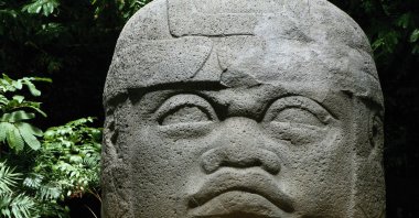One of Olmec head. (Getty Images Photo)
