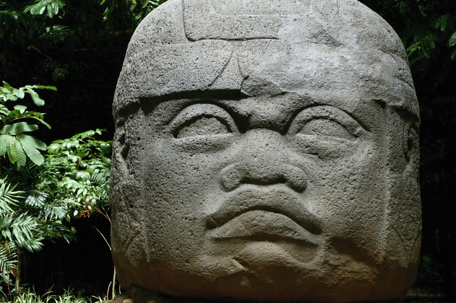 One of Olmec head. (Getty Images Photo)