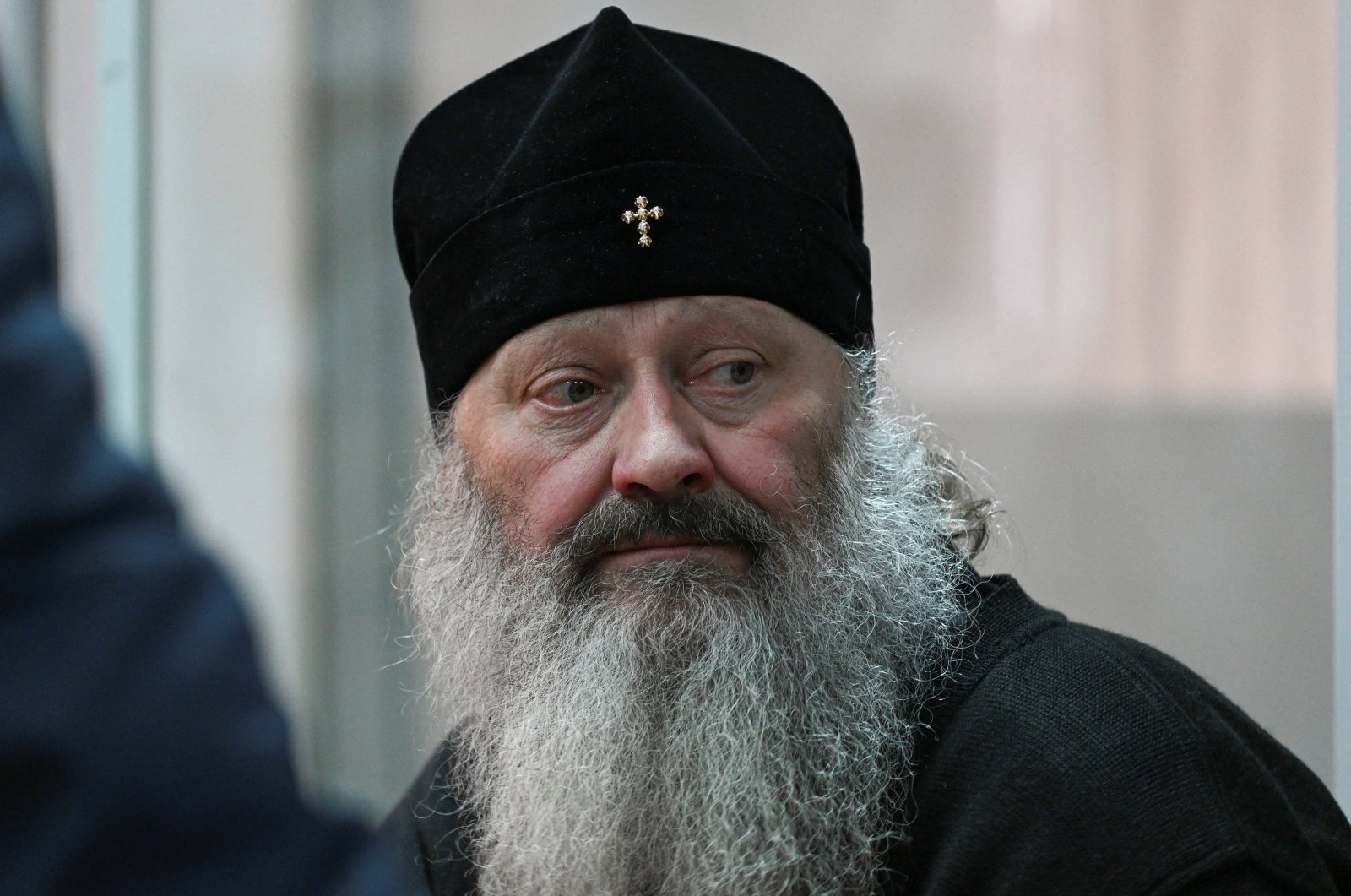 Metropolitan Pavel of Monastery of the Caves attends a court hearing, Kyiv, Ukraine, April 1, 2023. (Reuters Photo)