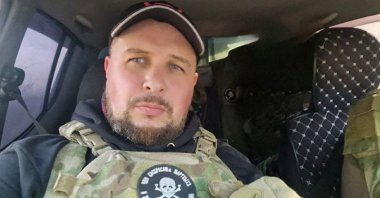 Russian military blogger, Vladlen Tatarsky, whose real name was Maxim Fomin, is seen in this undated social media picture obtained on April 2, 2023. (Reuters Photo)