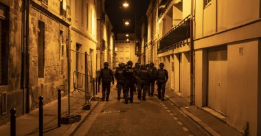 Riots during an unauthorized demonstration against French President Emmanuel Macron's pension reform, Bordeaux, France, March 30, 2023. (Getty Images Photo)