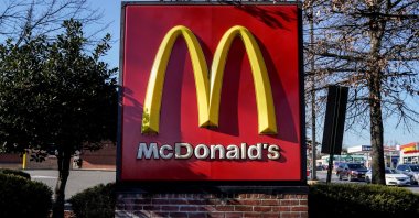 The logo for McDonald's restaurant is seen in Arlington, Virginia, U.S., Jan. 27, 2022. (Reuters Photo)