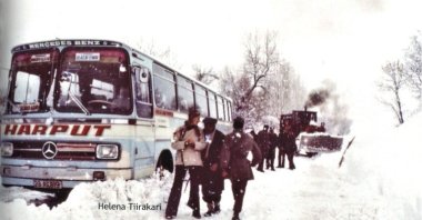 The letter, titled "To the kind people of Pülümür" sent by a Finnish couple who visited the district located in Türkiye's Tunceli almost 50 years ago touches residents of the district, Türkiye, April 3, 2023. (IHA Photo)