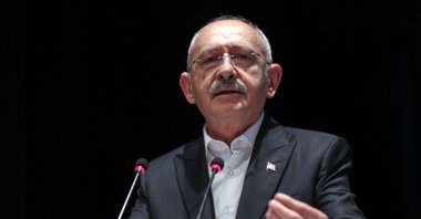 Republican People’s Party (CHP) Chairperson Kemal Kılıçdaroğlu speaks at an event in the capital Ankara, Türkiye, March 2, 2023. (AA Photo)