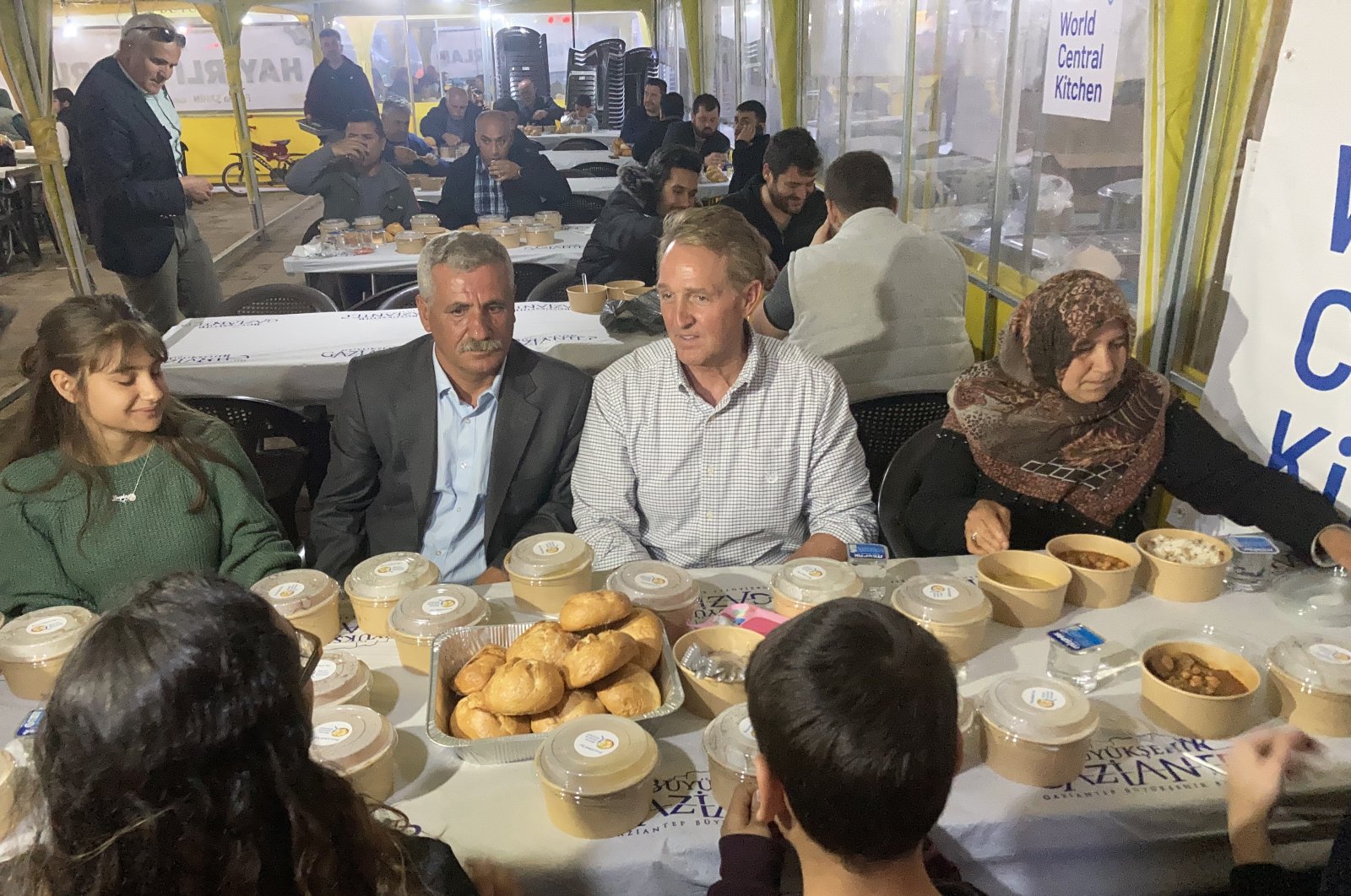 US Ambassador Jeff Flake attends an iftar dinner in Gaziantep, southern Türkiye, Apr. 3, 2023. (AA Photo) 
