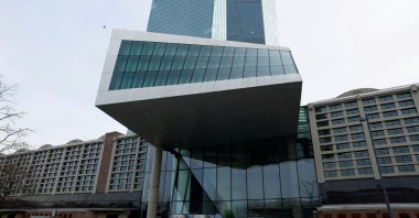 A view of the European Central Bank (ECB) headquarters in Frankfurt, Germany, March 16, 2023. (Reuters Photo)