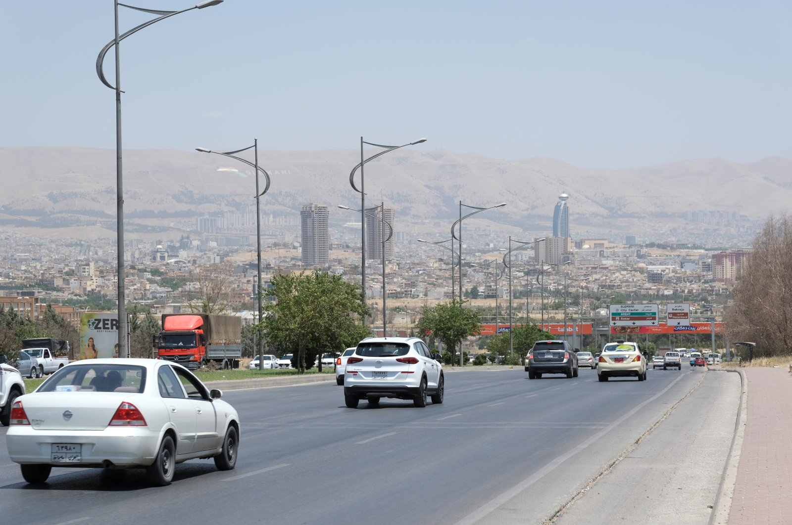 General view of Sulaymaniyah city, northern Iraq, June 9, 2022. (Reuters Photo)